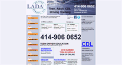 Desktop Screenshot of ladadriverschool.com